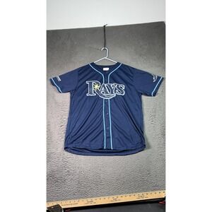 Tampa Bay Rays Jersey Mens XL‎ Blue MLB Baseball Snell 4 Shirt Suncoast Promo
